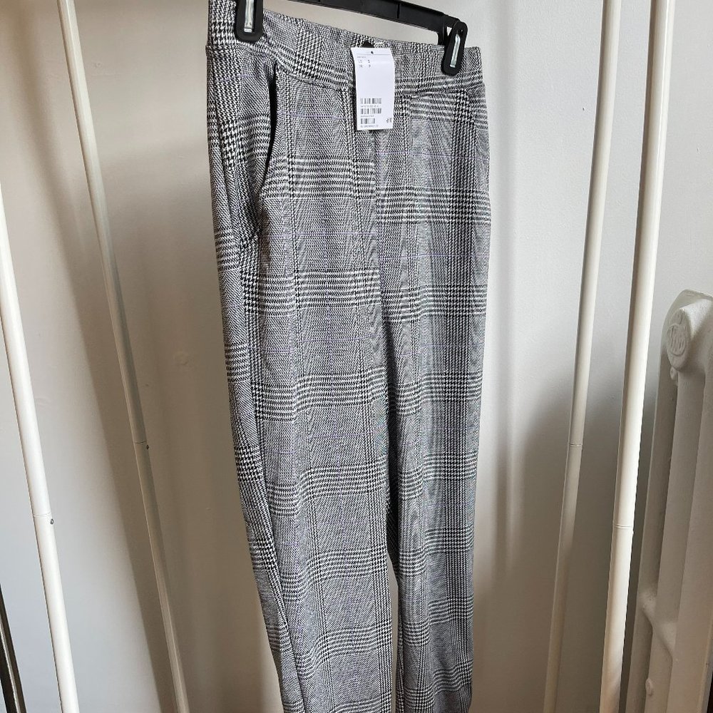 NWT H&M Plaid Cotton Dress Pants